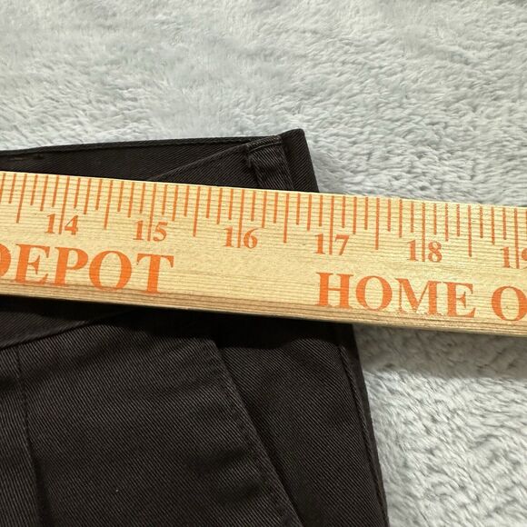 Live(in) Chino Straight Pants Solid Men 34 W 29 L Brown Formal - Picture 9 of 10